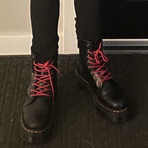 Dr. Marten - Jadon Smooth Leather Platform Boots